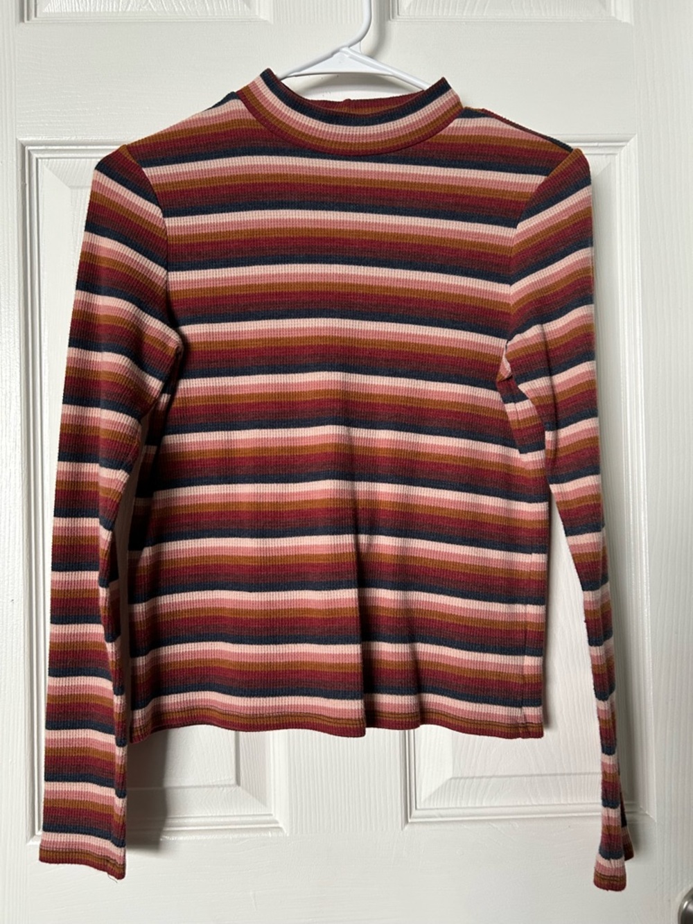 American Eagle Outfitters Multicolor Striped Long Sleeve Top